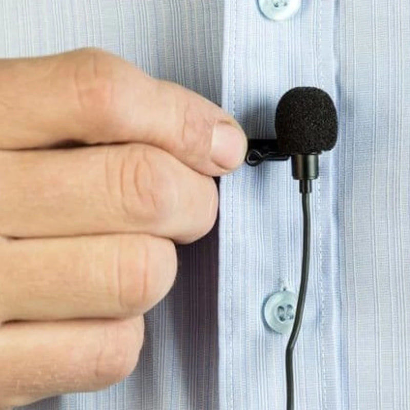 Microfone Lapela Profissional Boya BY-M1 3,5mm Stereo Para Professores Palestrantes Youtubers Gravação