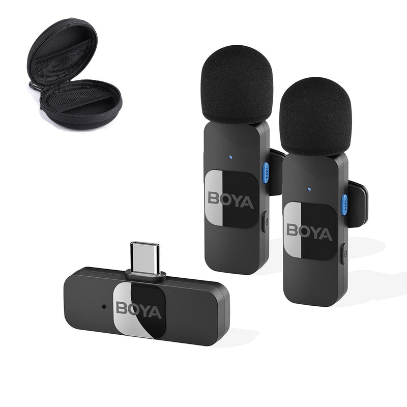 BOYA BY-V Microfone Sem Fio Profissional