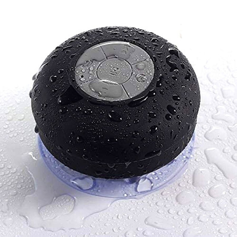 Caixa de Som à Prova D'Água com Ventosa para Banheiro Piscina