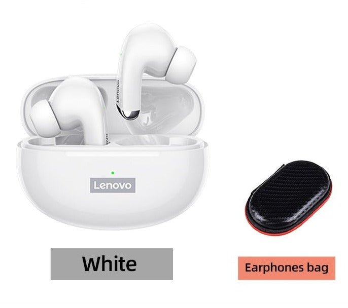 Fones de Ouvido Lenovo Bluetooth 100% Original Esportivos à Prova D'água Sem Fio para Ouvir Música ou Atender Chamadas com Microfone - LUNO SOM