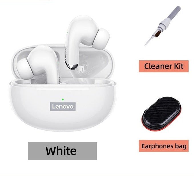 Fones de Ouvido Lenovo Bluetooth 100% Original Esportivos à Prova D'água Sem Fio para Ouvir Música ou Atender Chamadas com Microfone - LUNO SOM